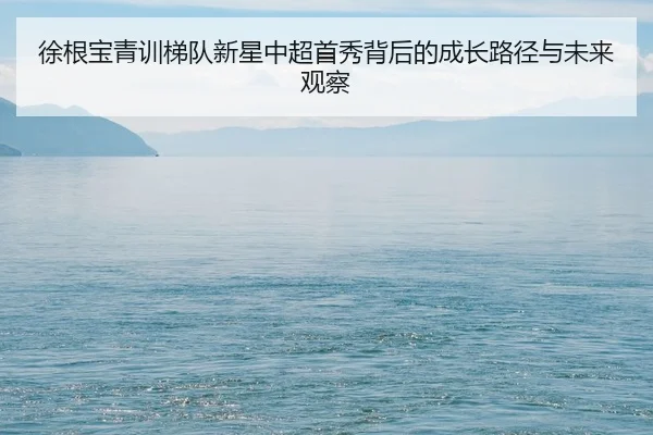 徐根宝青训梯队新星中超首秀背后的成长路径与未来观察